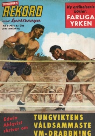 Sportboken - Rekordmagasinet 1963 Nummer 9 Tidningen Rekord med Sportrevyn